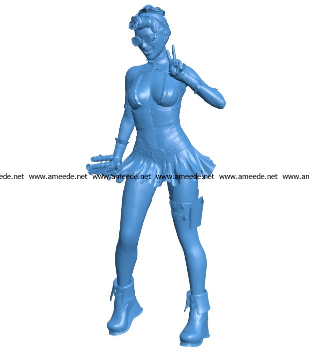 Women dangerous greeting B003870 file stl free download 3D Model for CNC and 3d printer