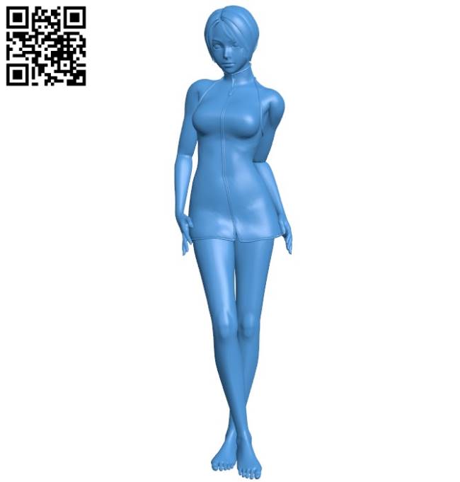 Women fitting dress B004179 file stl free download 3D Model for CNC and 3d printer