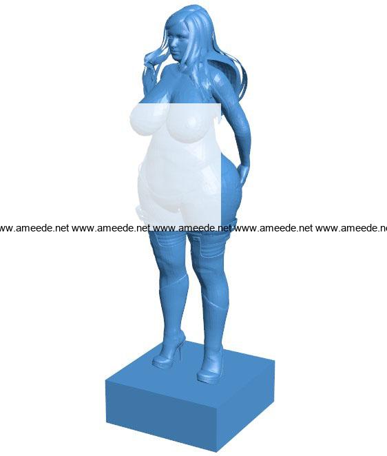Women plumpB004106 file stl free download 3D Model for CNC and 3d printer