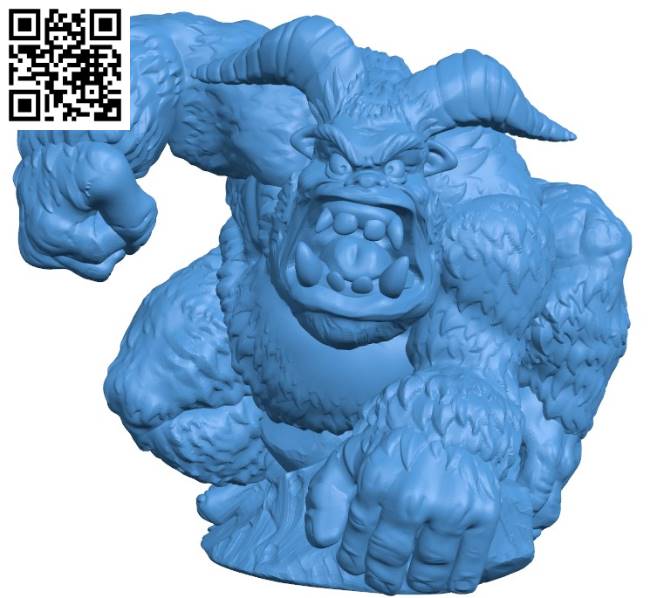 Yeti B004245 file stl free download 3D Model for CNC and 3d printer