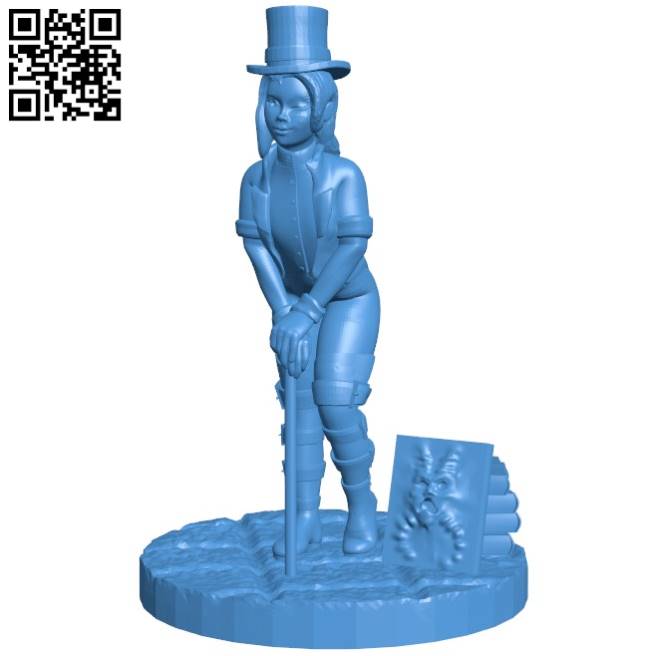 Zatana Women B004339 file stl free download 3D Model for CNC and 3d printer
