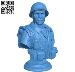 American soldier man B004774 file stl free download 3D Model for CNC and 3d printer