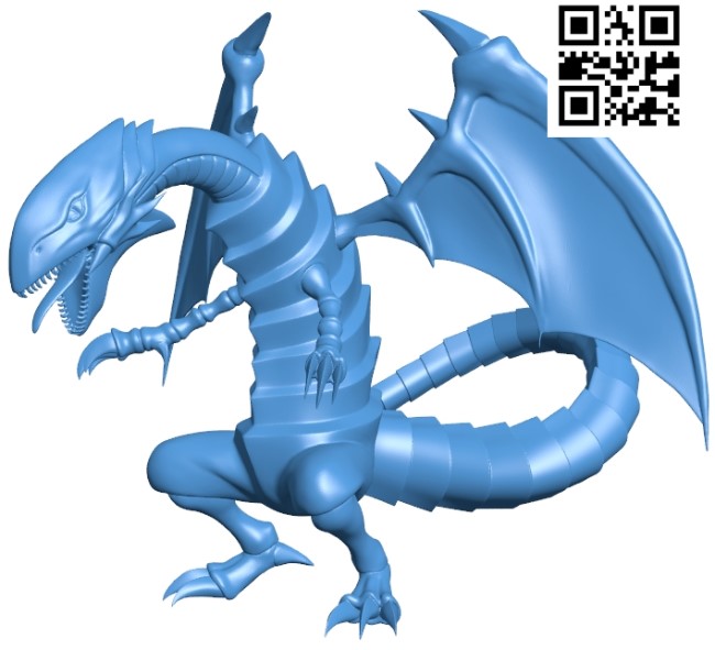 3D Dragon Illustration Side view - Anime Art Board Print for Sale