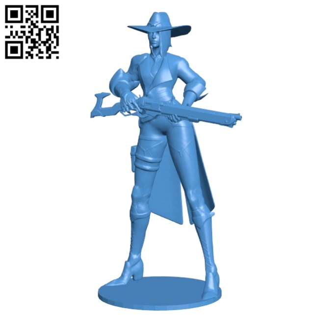 Ashe woman B004661 file stl free download 3D Model for CNC and 3d printer