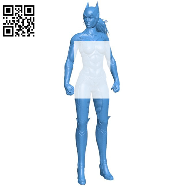 Bat woman B004797 file stl free download 3D Model for CNC and 3d printe