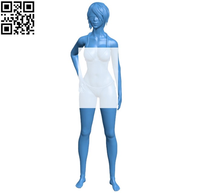 Beautiful model woman B004763 file stl free download 3D Model for CNC and 3d printer