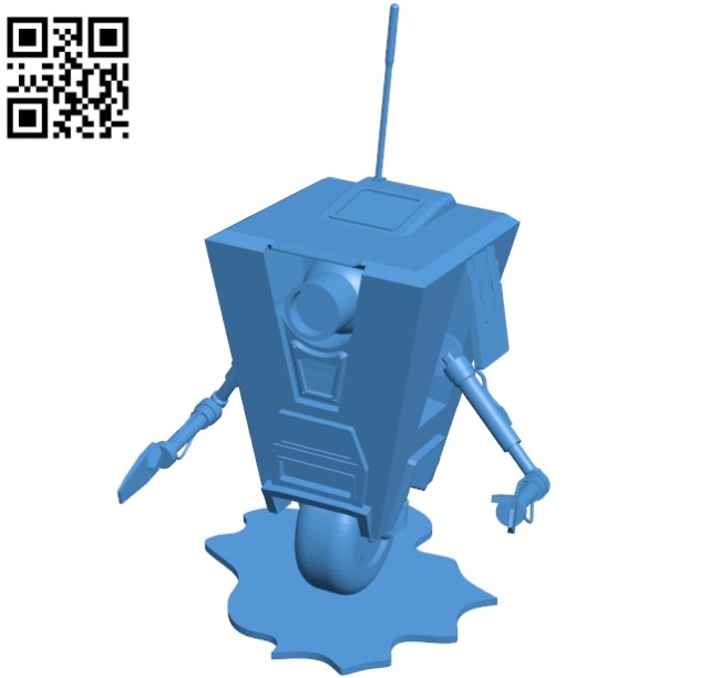 Borderlands Claptrap robot B004804 file stl free download 3D Model for CNC and 3d printe