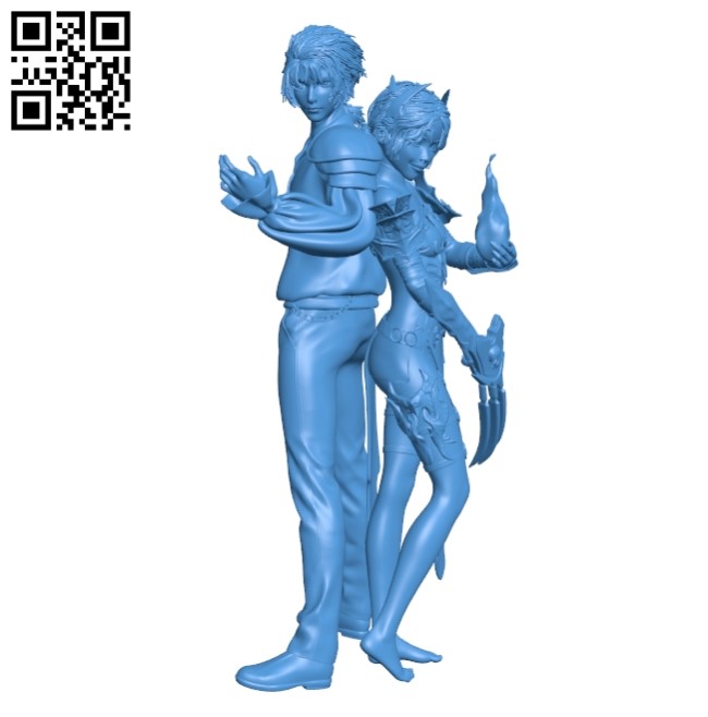 Brother and sister file stl free download 3D Model for CNC and 3d printer