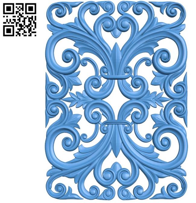 Bulkhead pattern design A003345 wood carving file stl for Artcam and Aspire jdpaint free vector art 3d model download for CNC