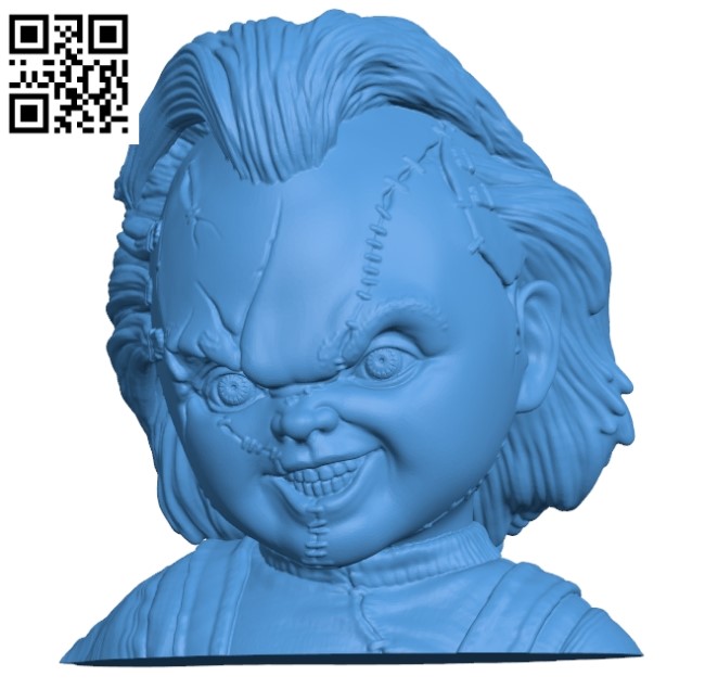 Chucky B004636 file stl free download 3D Model for CNC and 3d printer