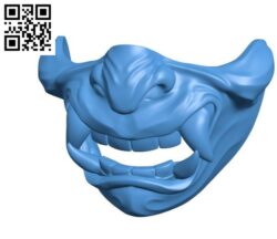 Devil mask B004553 file stl free download 3D Model for CNC and 3d printer