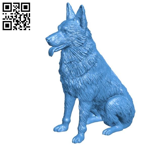 Dog B004449 file stl free download 3D Model for CNC and 3d printer