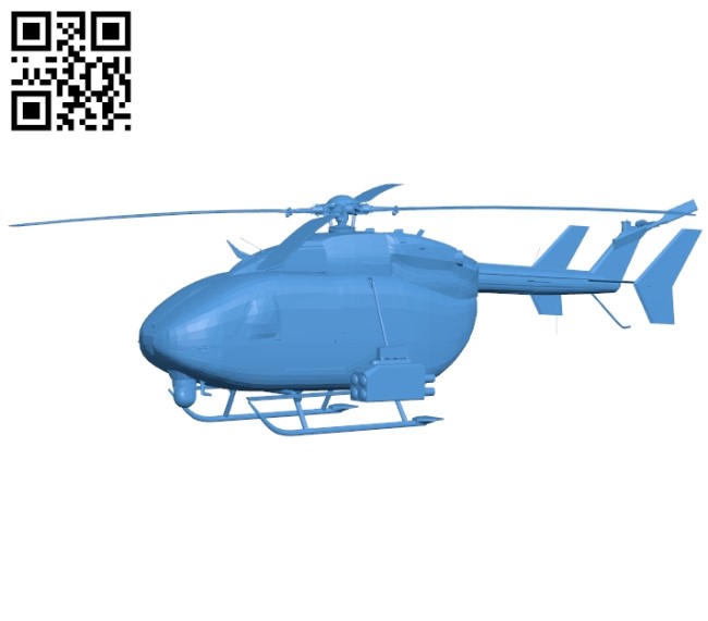 EC-645 aircraft B004647 file stl free download 3D Model for CNC and 3d printer