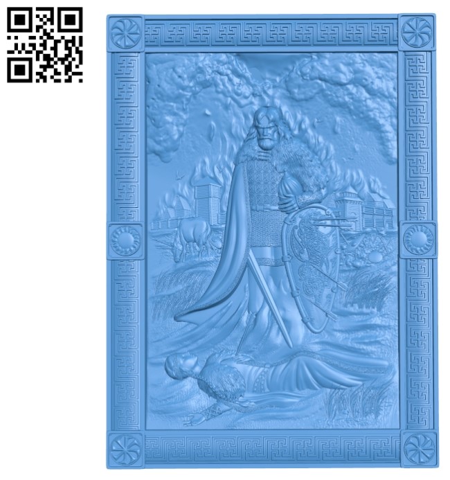 Evpaty Kolovrat A003403 wood carving file stl for Artcam and Aspire free art 3d model download for CNC