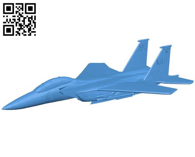F-15SG aircraft B004651 file stl free download 3D Model for CNC and 3d printer