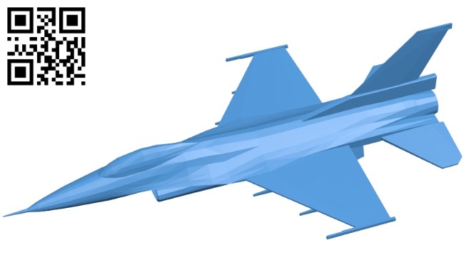 F16 aircraft B004652 file stl free download 3D Model for CNC and 3d printer