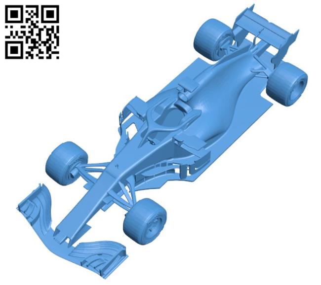 Formula one racing car B004567 file stl free download 3D Model for CNC and 3d printer