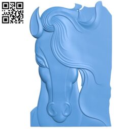 Horse’s head A003551 wood carving file stl for Artcam and Aspire free art 3d model download for CNC