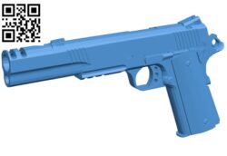 Kimber Warrior gun B004768 file stl free download 3D Model for CNC and 3d printer