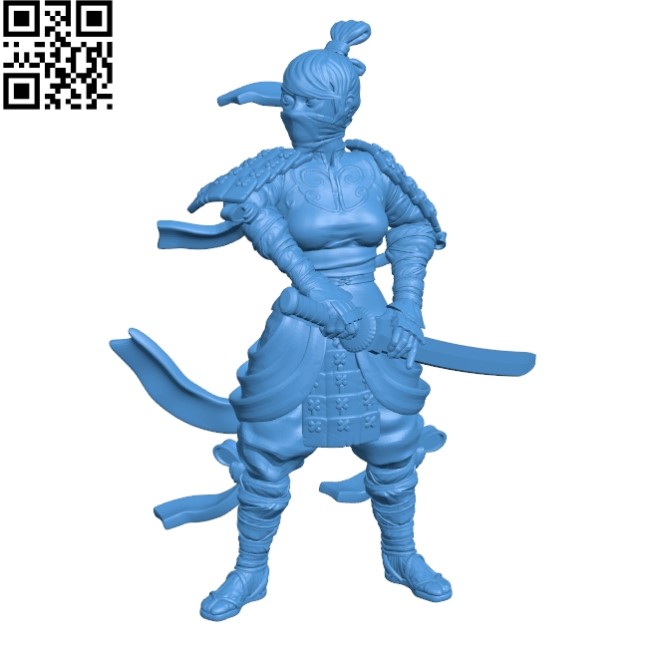 Kunoicihi woman B004684 file stl free download 3D Model for CNC and 3d printer