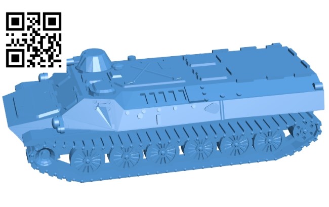 MTLB tank B004751 file stl free download 3D Model for CNC and 3d printer