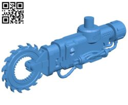 Machine saw weapon B004550 file stl free download 3D Model for CNC and 3d printer