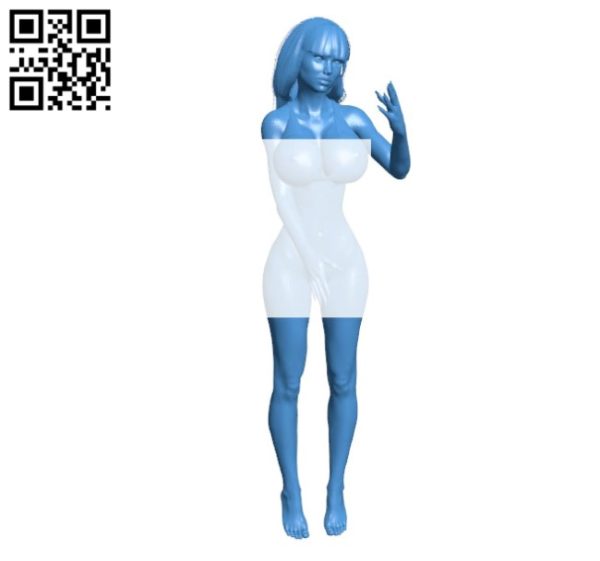 Miss Anime B004742 file stl free download 3D Model for CNC and 3d