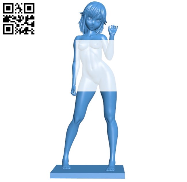 Miss Anime B004783 file stl free download 3D Model for CNC and 3d printer