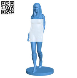 Miss BW B004813 file stl free download 3D Model for CNC and 3d printer