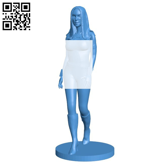 Miss BW B004813 file stl free download 3D Model for CNC and 3d printer 1