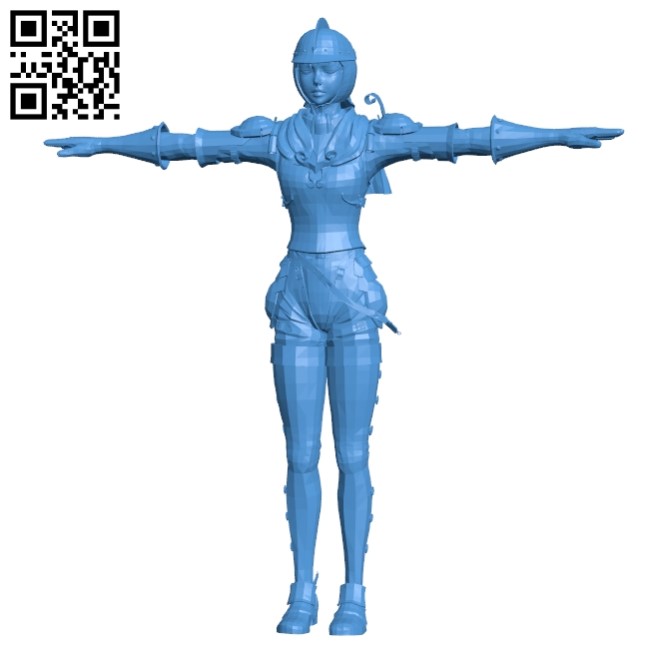 Miss Casca B004821 file stl free download 3D Model for CNC and 3d printer