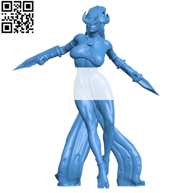 Miss Narux B004725 file stl free download 3D Model for CNC and 3d printer