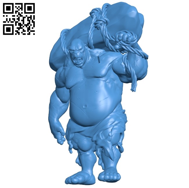 Miss Ogre B004731 file stl free download 3D Model for CNC and 3d printer