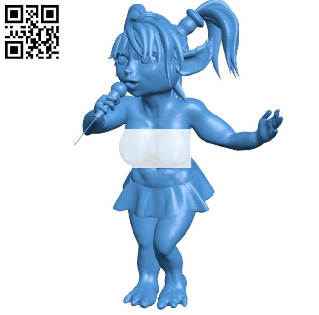 Miss Poppy Singer B004697 file stl free download 3D Model for CNC and 3d printer