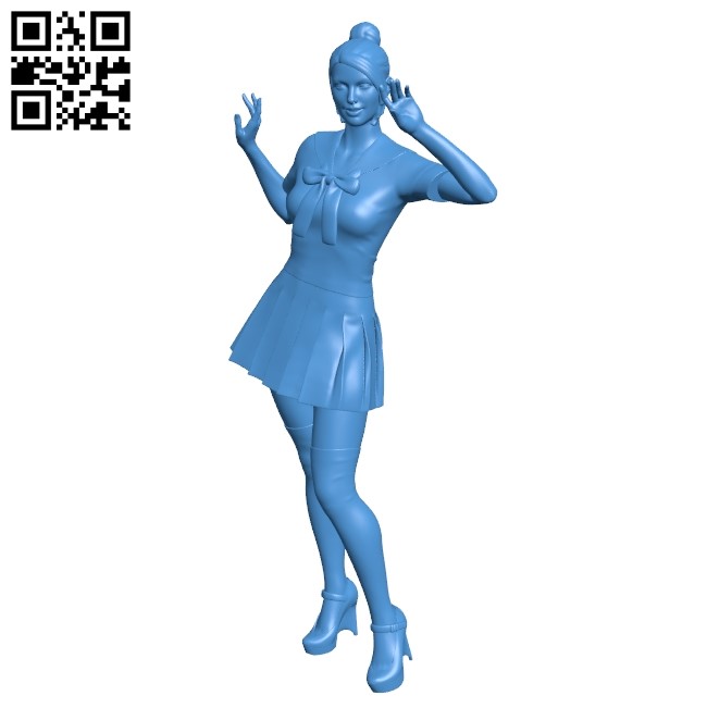 Miss school B004777 file stl free download 3D Model for CNC and 3d printer
