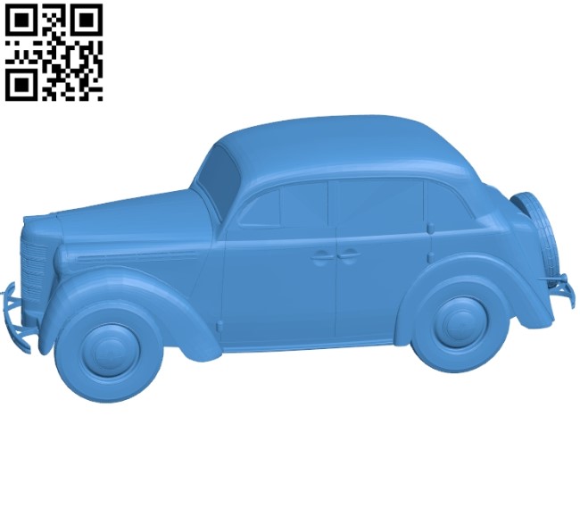 Moskvich 400 car B004719 file stl free download 3D Model for CNC and 3d printer