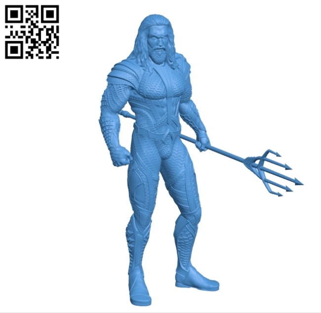 Mr Aquaman B004601 file stl free download 3D Model for CNC and 3d printer
