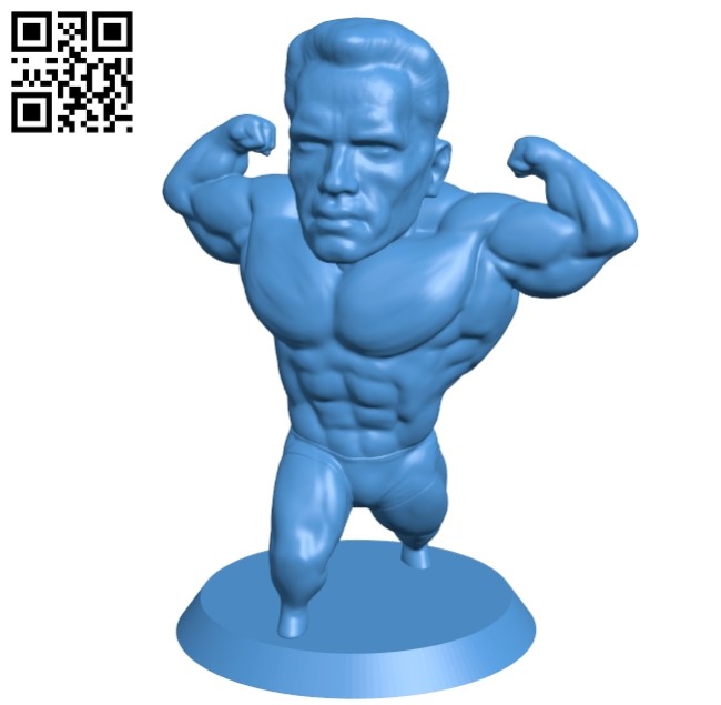 Mr Arnie Pump Pose B004604 file stl free download 3D Model for CNC and 3d printer