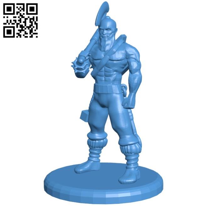 Mr Barbarion Blacksmith B004480 file stl free download 3D Model for CNC and 3d printer