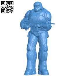 Onyx Guard Look man B004488 file stl free download 3D Model for CNC and 3d printer