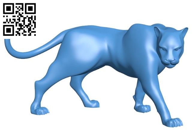 Panther B004663 file stl free download 3D Model for CNC and 3d printer