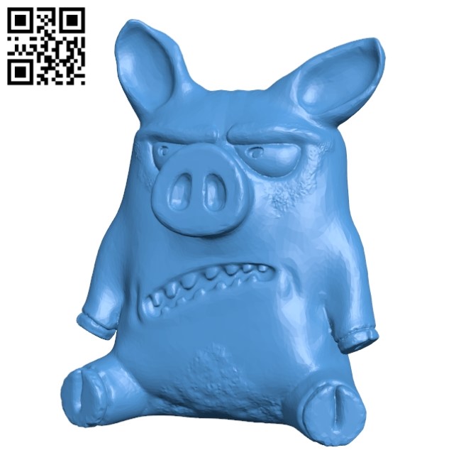 Pig Vasi B004700 file stl free download 3D Model for CNC and 3d printer