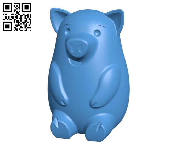 Piggy bank B004694 file stl free download 3D Model for CNC and 3d printer