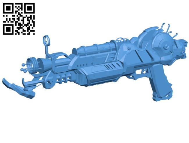 Ray gun mk2 B004568 file stl free download 3D Model for CNC and 3d printer