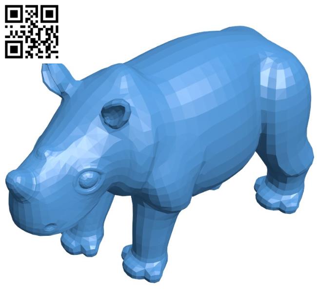 Rhino B004562 file stl free download 3D Model for CNC and 3d printer