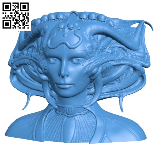 Snake woman B004745 file stl free download 3D Model for CNC and 3d printer