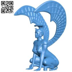 Southern Oracle Egyptian goddess B004535 file stl free download 3D Model for CNC and 3d printer