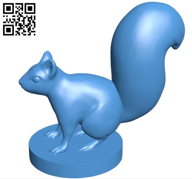 Squirrel B004527 file stl free download 3D Model for CNC and 3d printer