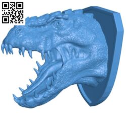 T-Rex Head B004466 file stl free download 3D Model for CNC and 3d printer