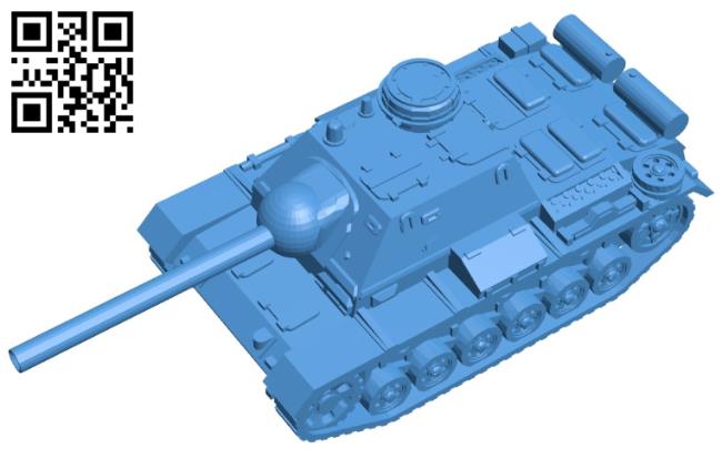 Tank SU-85I B004525 file stl free download 3D Model for CNC and 3d printer
